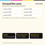 Imprimantes compatibles avec Lexmark 37XL Cartouche Tricolore remanufacturé équivalent à 018C2180E