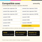 Imprimantes compatibles avec Lexmark 82/83 Cartouche Pack Noir + Couleur remanufacturé équivalent à 018L0032E, 018LX042E