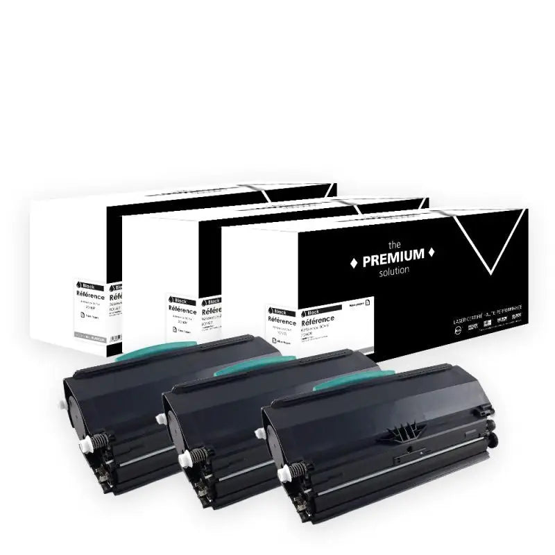 Lexmark E317 Toner Pack 3 Noir compatible équivalent à 051B00A0 051B2000