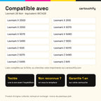 Imprimantes compatibles avec Lexmark 28 Cartouche Noir remanufacturé équivalent à 18C1428, 18C1528