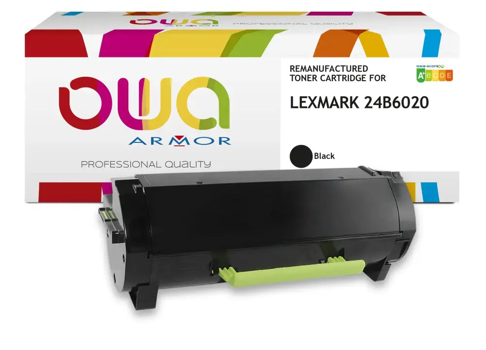 LEXMARK 24B6020, Toner Noir remanufacturé - OWA