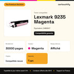 Lexmark 9235 Toner Magenta compatible équivalent à 24B6847 : caractéristiques