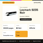 Lexmark 9235 Toner Noir compatible équivalent à 24B6849 : caractéristiques