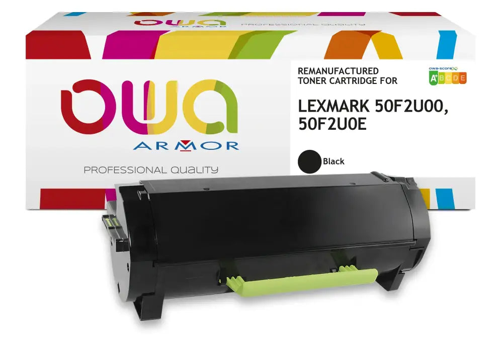 LEXMARK 50F2U00 50F2U0E - Cartouche laser compatible - extra haute capacité - Noir - Toner remanufacturé OWA