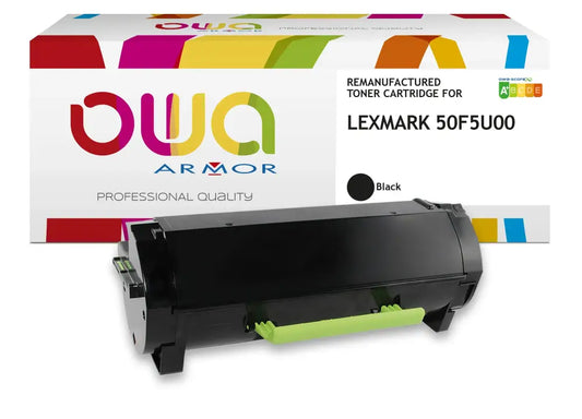LEXMARK 50F5U00 - Cartouche laser compatible - haute capacité - Noir - Toner remanufacturé OWA