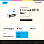 Lexmark 522H Toner Noir compatible équivalent à 52D2H00 · Switch : caractéristiques