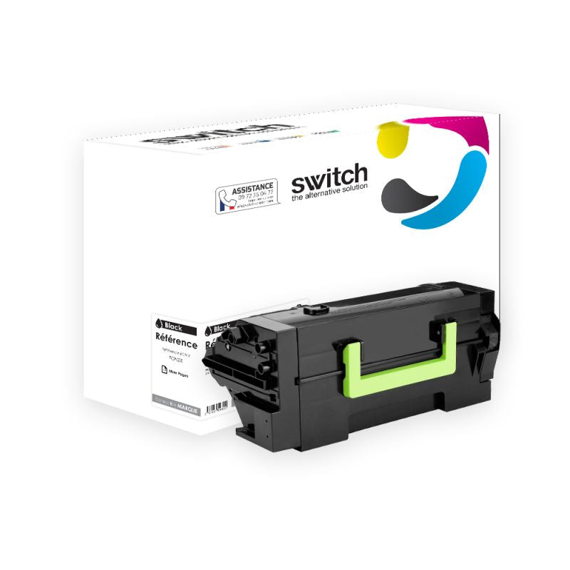 Lexmark 58D2000, Toner Noir compatible · Switch