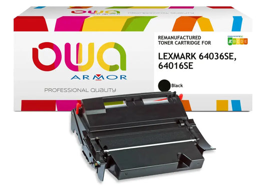LEXMARK 64036SE 64016SE - Cartouche laser compatible - Noir - Toner remanufacturé OWA