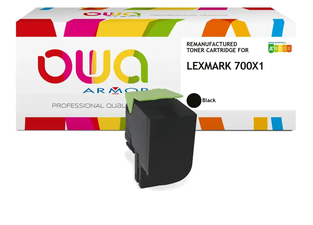 LEXMARK 70C0X10 - Cartouche laser compatible - haute capacité - Noir - Toner remanufacturé OWA