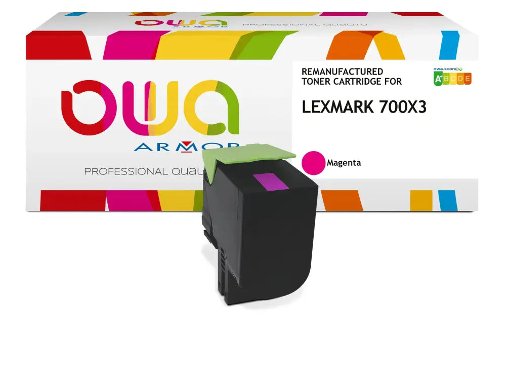 LEXMARK 70C0X30 - Cartouche laser compatible - haute capacité - Magenta - Toner remanufacturé OWA