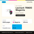Lexmark 75M20 Toner Magenta compatible équivalent à 75M20M0 · Switch : caractéristiques