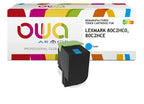 LEXMARK 80C2HCE 80C2HC0 - Cartouche laser compatible - haute capacité - Cyan - Toner remanufacturé OWA