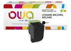 LEXMARK 80C2HKE 80C2HK0 - Cartouche laser compatible - haute capacité - Noir - Toner remanufacturé OWA