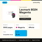 Lexmark 802H Toner Magenta compatible équivalent à 80C2HM · Switch : caractéristiques