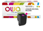 LEXMARK 80C2HME 80C2HM0 - Cartouche laser compatible - haute capacité - Magenta - Toner remanufacturé OWA