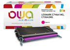 LEXMARK C746A2MG C746A1MG - Cartouche laser compatible - Magenta - Toner remanufacturé OWA