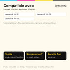 Imprimantes compatibles avec Lexmark X746 Toner Noir compatible équivalent à X746H1KG