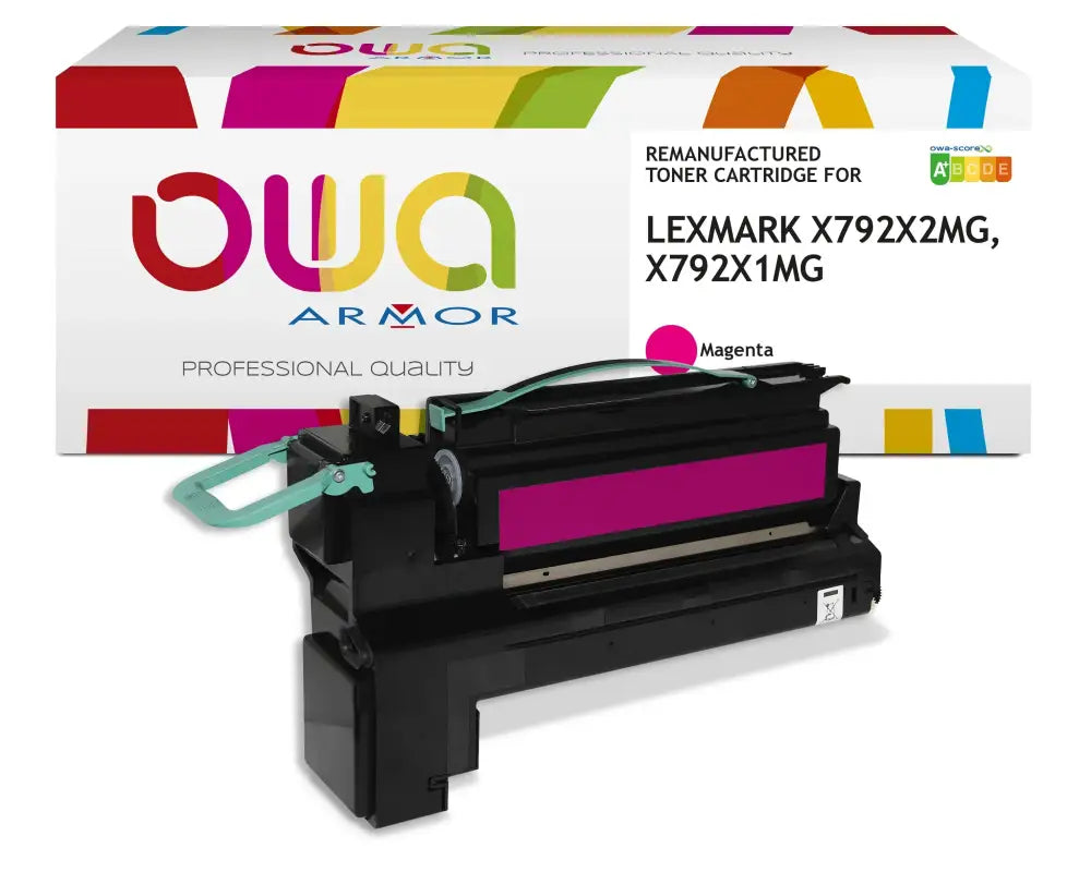 LEXMARK X792X1MG X792X2MG - Cartouche laser compatible - haute capacité - Magenta - Toner remanufacturé OWA