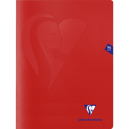 Clairefontaine Cahier piqûre Mimesys, 240 x 320 mm, rouge - Cartouchify