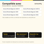 Imprimantes compatibles avec Minolta 2400 Toner Noir compatible équivalent à 1710589004