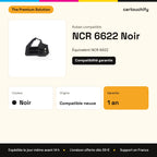 NCR 6622 Ruban Noir compatible équivalent à NCR 6622 : caractéristiques