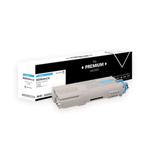 OKI C5650 Toner Cyan compatible équivalent à 43872307
