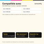Imprimantes compatibles avec OKI C5650 Toner Pack 4 Couleurs compatible équivalent à 43872308, 43872307, 43872306