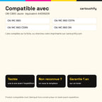 Imprimantes compatibles avec OKI C860 Toner Jaune compatible équivalent à 44059209