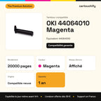 OKI 44064010 Tambour Magenta compatible : caractéristiques