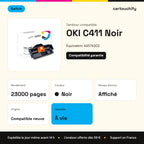 OKI C411 Tambour Noir compatible équivalent à 44574302 · Switch : caractéristiques