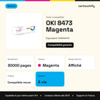 OKI 8473 Toner Magenta compatible équivalent à 44844474 · Switch : caractéristiques