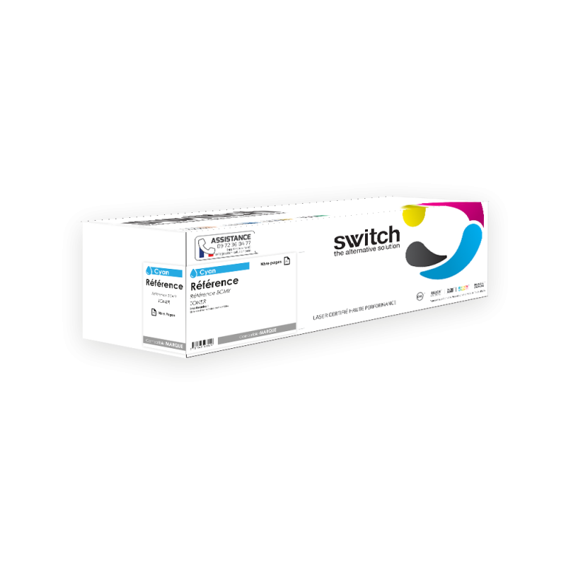 OKI 44844475, Toner Cyan compatible · Switch