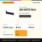 OKI 8473 Toner Noir compatible équivalent à 44844476 : caractéristiques
