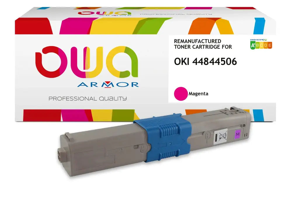 OKI 44844506 - Cartouche laser compatible - Magenta - Toner remanufacturé OWA
