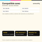 Imprimantes compatibles avec OKI 833 Toner Noir compatible équivalent à 46443104