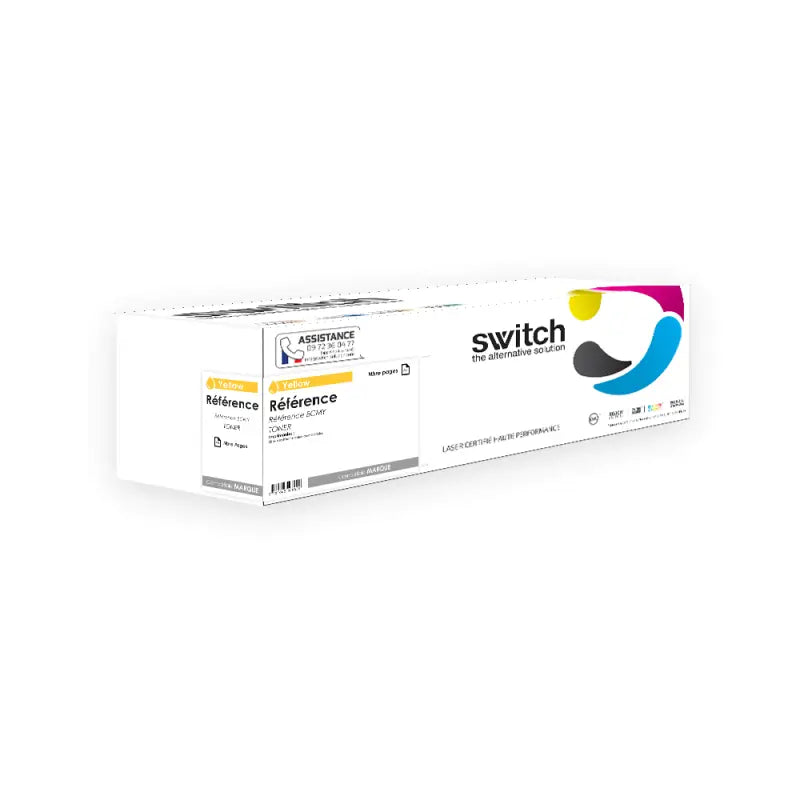 OKI 8473 Toner Jaune compatible équivalent à 44844473 · Switch
