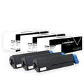OKI B412 432 Toner Pack 3 Noir compatible équivalent à 45807106