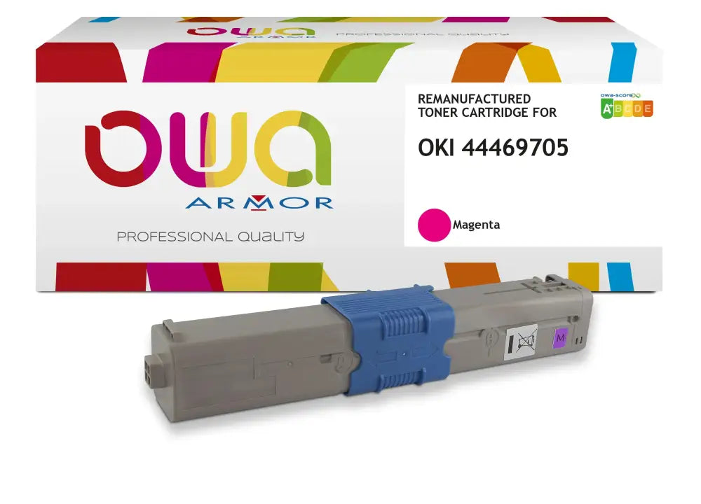 OKI C310 - Cartouche laser compatible - Magenta - Toner remanufacturé OWA