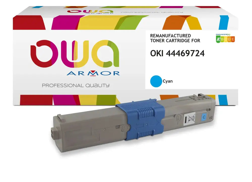 OKI C531 - Cartouche laser compatible - haute capacité - Cyan - Toner remanufacturé OWA
