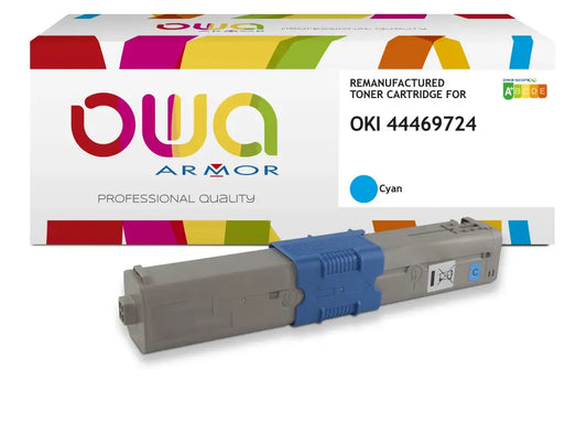 OKI C531 - Cartouche laser compatible - haute capacité - Cyan - Toner remanufacturé OWA