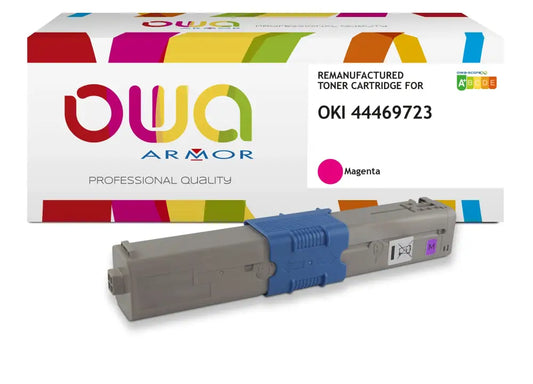 OKI C531 - Cartouche laser compatible - haute capacité - Magenta - Toner remanufacturé OWA