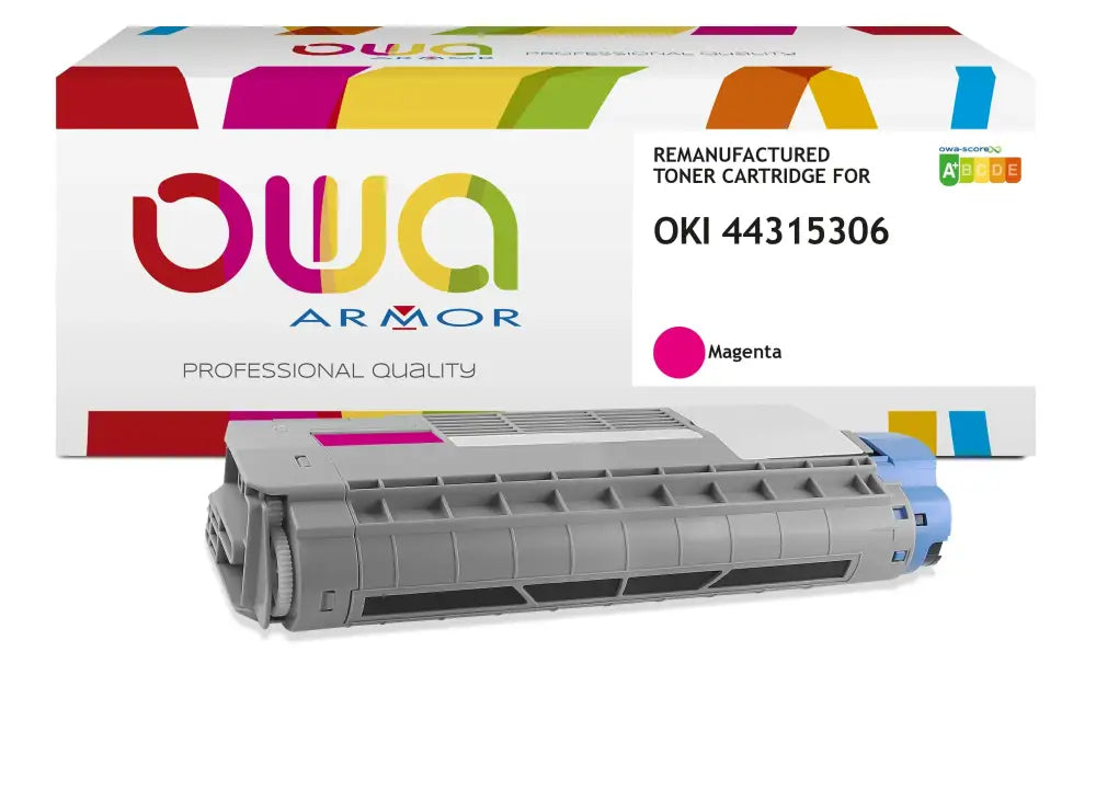 OKI C610 - Cartouche laser compatible - Magenta - Toner remanufacturé OWA