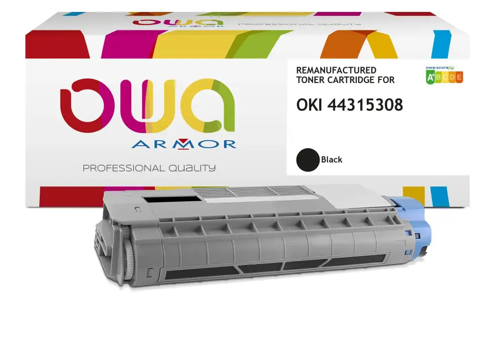 OKI C610 - Cartouche laser compatible - Noir - Toner remanufacturé OWA