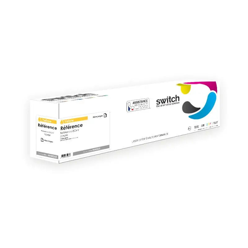OKI C9600 Toner Jaune compatible équivalent à 42918913 · Switch