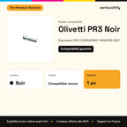 Olivetti PR3 Ruban Noir compatible équivalent à PR3 COMPUPRINT SP40, PRL5287 : caractéristiques