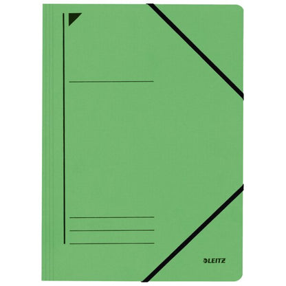 LEITZ Chemise à élastique, format A4, carton, vert - Cartouchify