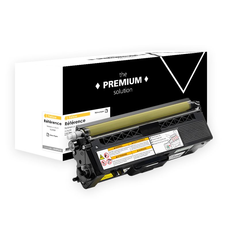 Brother TN-329, Toner Jaune compatible - The Premium Solution