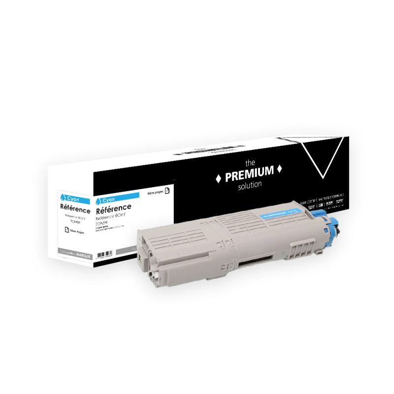 OKI 45862839, Toner Cyan remanufacturé - The Premium Solution
