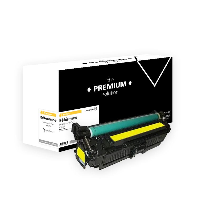 hp CF032A 646A, Toner Jaune compatible - The Premium Solution