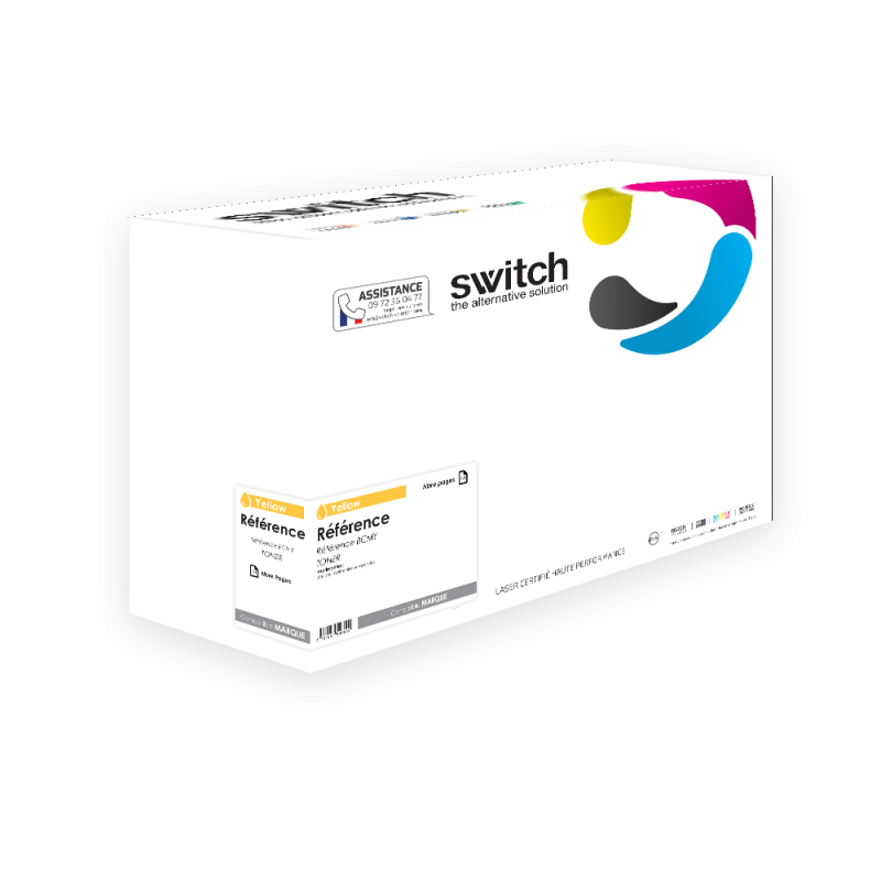HP W9242MC — Toner Jaune compatible · Switch